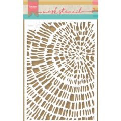 Marianne D Stencil Tiny‘s Sliced Wood PS8040 149x210 mm*