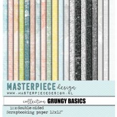 Masterpiece Papiercollectie Grungy Basics 12x12 10vl MP202034 (61740)