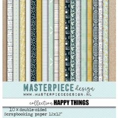Masterpiece Papiercollectie Happy Things 12x12 10vl MP202001 (61986)