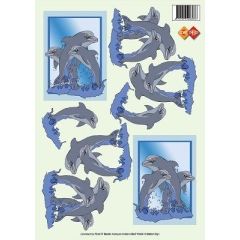 3D knipvel - Matori -  Dolfijnen