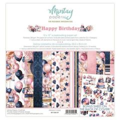 Mintay 12 x 12 Paper Set - Happy Birthday MT-HAB-07 (117054/0104) *