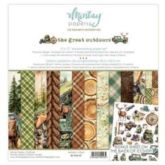 Mintay 12 x 12 Paper Set - The Great Outdoor MT-TGO-07 (117054/0106) *