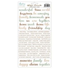 Mintay 6 x 12 Paper Stickers - Rustic Charms - Words MT-RST-13 (117065/2004) *