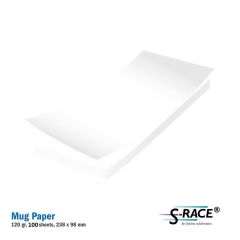 S-RACE Sublimatie mokkenpapier - 238 x 98 mm (50st)