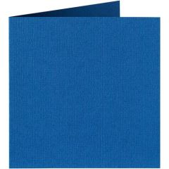 Papicolor Dub. kaart vierk. 13,2cm royal blauw 200gr-CV 6 st 310972 - 132x132 mm*
