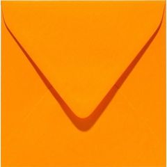 Papicolor Envelop vierk. 14cm oranje 105gr-CV 6 st 303911 - 140x140 mm*