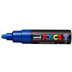 Uni Posca Verfmarker  - lijndikte: 4,5-5,5 mm - PC-7M - Blauw (33) *