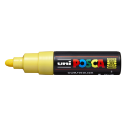 Uni Posca Verfmarker  - lijndikte: 4,5-5,5 mm - PC-7M - Geel (2) *