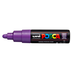 Uni Posca Verfmarker  - lijndikte: 4,5-5,5 mm - PC-7M - Violet (12) *
