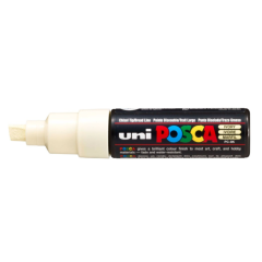 Uni Posca Verfmarker - lijndikte: 8mm - Ivoor (46) *