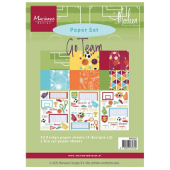 Marianne Design • Paper Set Go Team by Marleen (PK9207) *