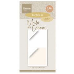 Marianne Design • Paperpad A4 White & Cream (PK9211) *