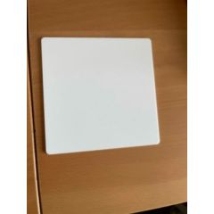Plexiglas wit 3mm 15x15cm (Dubbelzijdig bedrukbaar) (Li203)