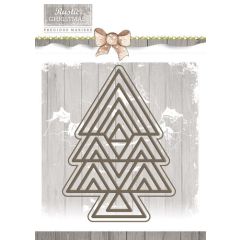 Die - Precious Marieke - Rustic Christmas - Rustic Tree (AFGEPRIJSD)