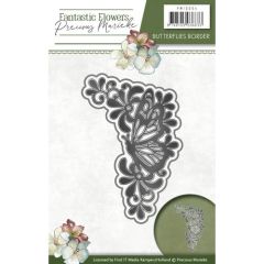 Die - Precious Marieke - Fantastic Flowers - Butterflies border (AFGEPRIJSD)