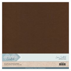 Linnenkarton - Card Deco - Scrap - Chocolate brown - (LKK-SC33)