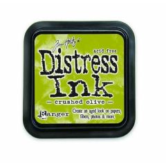 Ranger Distress Inks pad - crushed olive - stamp pad - Tim Holtz (TIM27126) 