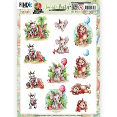 3D Push Out - Yvonne Creations - Jungle Party - Gifts (SB10739)