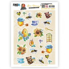 Push Out - Yvonne Creations - Bee Honey - Small Elements A (SB10753)