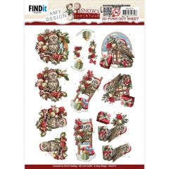 3D Push-Out - Yvonne Creations - Christmas Scenery - Gingerbread