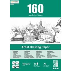 Schut Artist Drawing Paper 160 gram A4 bloc a 30 vel (114981/1530)