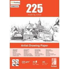 Schut Artist Drawing Paper 225 gram A4 bloc a 30 vel (114981/1531)