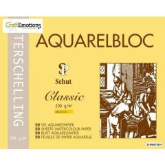 Schut Terschelling Aquarelblok Classic 18x24cm 200 gram - 20 sheets (114986/1824)