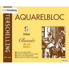 Schut Terschelling Aquarelblok Classic 18x24cm 300 gram - 20 sheets (114985/1824)