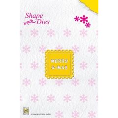 Shape Dies - Tekst: Merry X-mas (SD018) (AFGEPRIJSD)