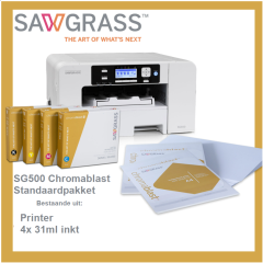 SAWGRASS SG500 Chromablast Standardpakket (Met  inkl. 31 ml  cartridges)