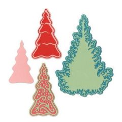 Sizzix Thinlits Die set - 7PK Fairy set - Background Trees - Jorli Perine (10-19) 662847  (AFGEPRIJSD)