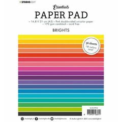 SL Paper Pad Double sided Unicolor Brights Essentials 148x210mm 36 SH nr.4