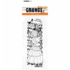 SL Clear Stamp Caroling Dickens Girl Grunge 52x148x3mm 1 PC nr.97 (SL-GR-STAMP97)