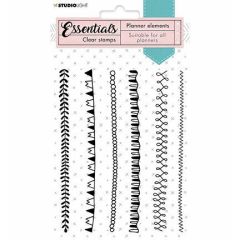 SL Clear Stamp Borders Planner Essentials 105x148mm nr.06