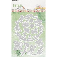 Studio Light • Nature Lover Cutting Dies Floral Wreath - CD771*