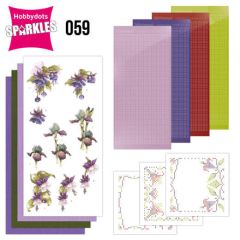 Sparkles Set 059 - Precious Marieke - Purple Flowers