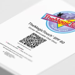 TheMagicTouch Sticker SPF 60 Verwijderbare Heldere Glans p/st
