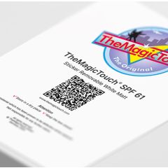 TheMagicTouch Sticker SPF 61 Verwijderbaar Wit Mat p/st