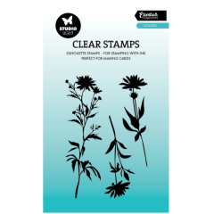 Studio Light • Essentials Clear Stamp Flowers - STAMP743 *