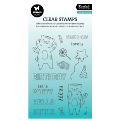 Studio Light • Essentials Clear stamps Peek a boo slider - STAMP761*