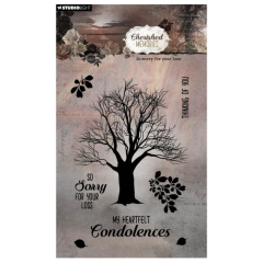 Studio Light • Cherished Memories Clear Stamp So sorry for your loss - STAMP768*