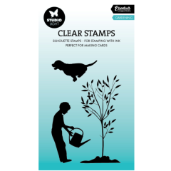 Gardening Essentials Silhouette Clear Stamp - STAMP786*