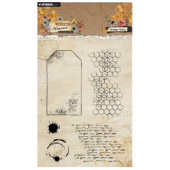 Studio Light • Sweet Bee Memories Clear Stamp Grunge Bits - STAMP793 *
