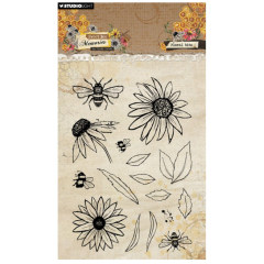 Studio Light • Sweet Bee Memories Clear Stamp Floral Bits - STAMP794 *