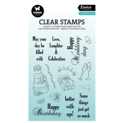 Studio Light • Essentials Clear Stamp Turning Pop-Out - STAMP804 *