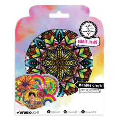 Studio Light • Art By Marlene Cling Rubber Stamp Mandala Crush (ABM-25-STAMP818) *