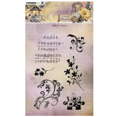 Studio Light • Growing & Blooming Clear Stamp Hopeful Swirls (JMA-GB-STAMP836) *
