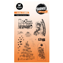 Studio Light • Grunge Collection Clear Stamp Santa Toy Factory (SL-GR-STAMP843) *