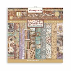 Stamperia Lady Vagabond Lifestyle Maxi Backgrounds 12x12 Inch Paper Pack (SBBL100)