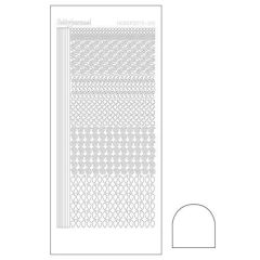 Hobbydots stickervel 019 - White (Adhesive)